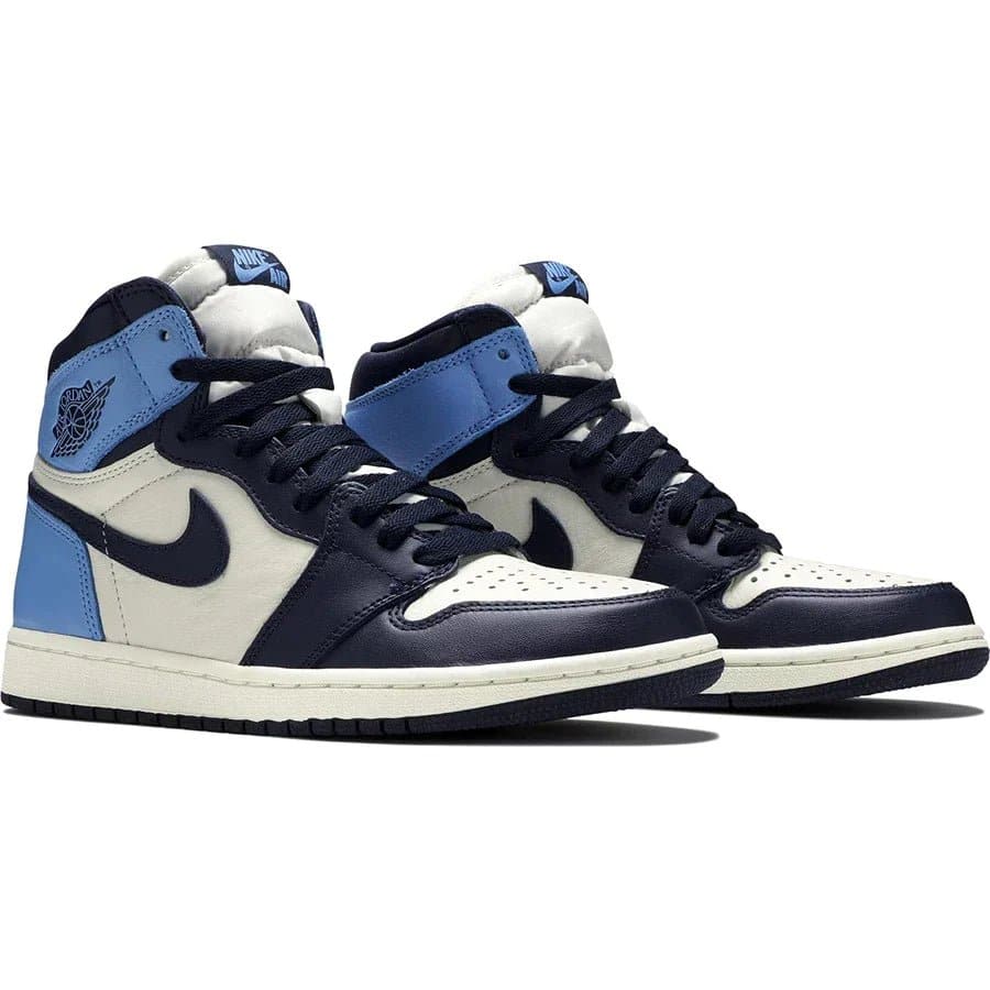 Air Jordan 1 Retro High OG Obsidian / University Blue Sneakers - Image 4