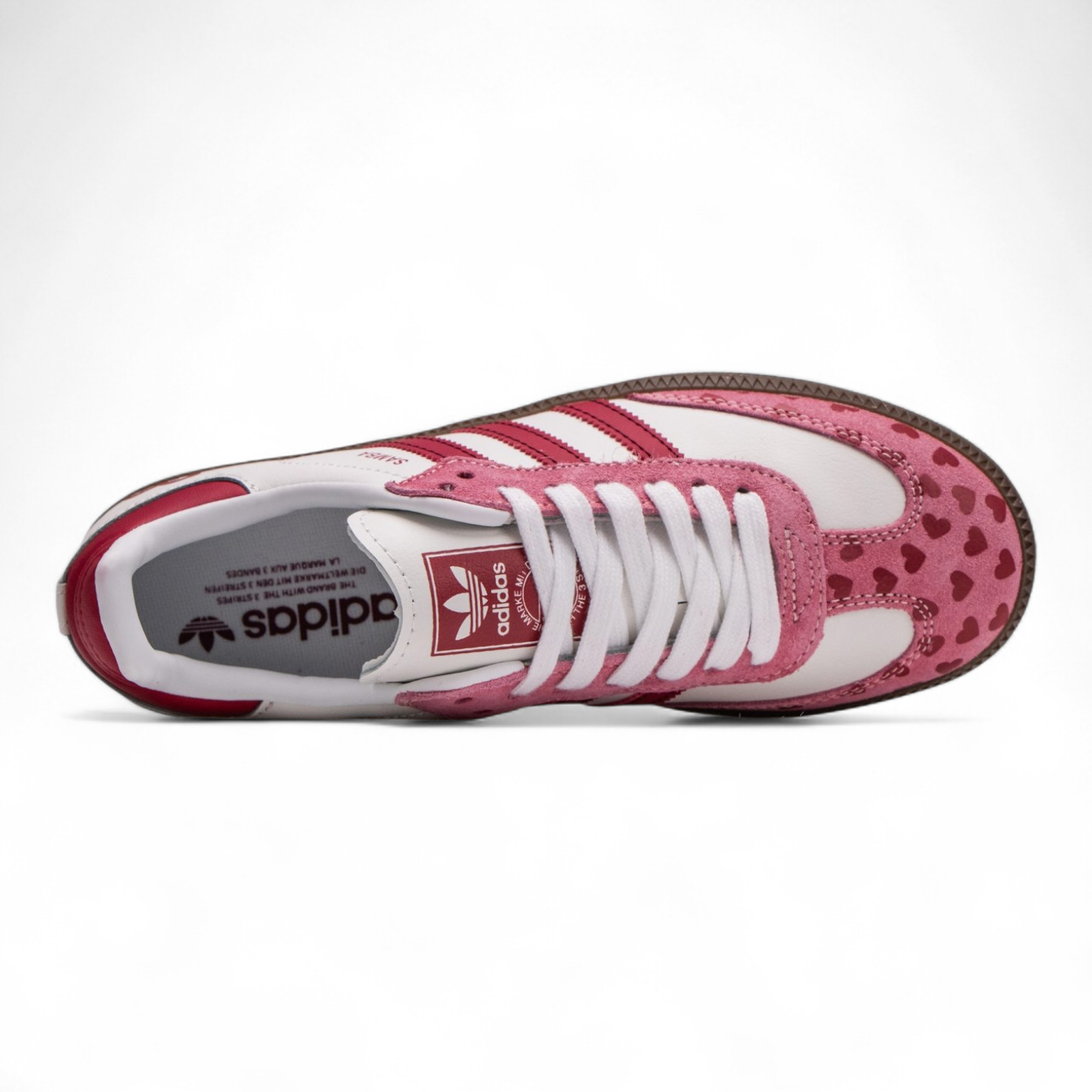 Adidas Samba x Comme des Garçons Play White / Pink Sneakers - Image 5