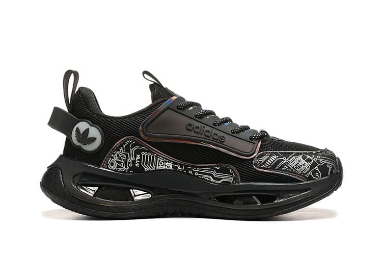 Adidas Maratona 9 Black Tech Graphic Sneakers