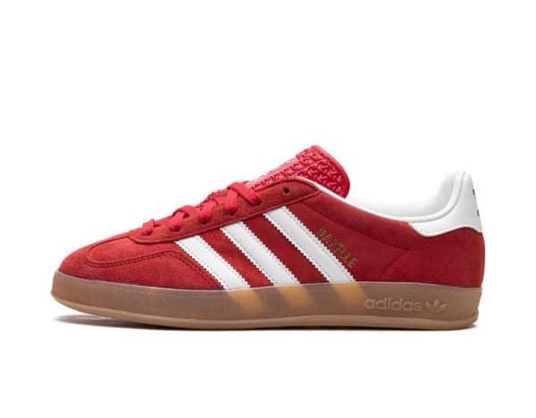 Adidas Gazelle Indoor Red / White / Gum Sneakers - Image 5