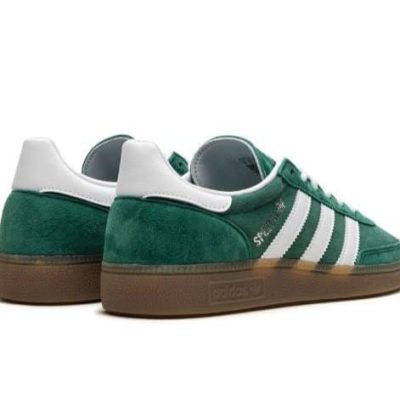 Alternative view of Adidas Handball Spezial Green / White / Gum Sneakers