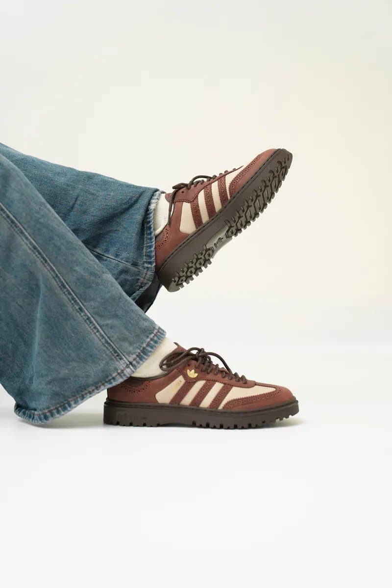 Adidas Samba Winterized Brown / Cream Sneakers - Image 2