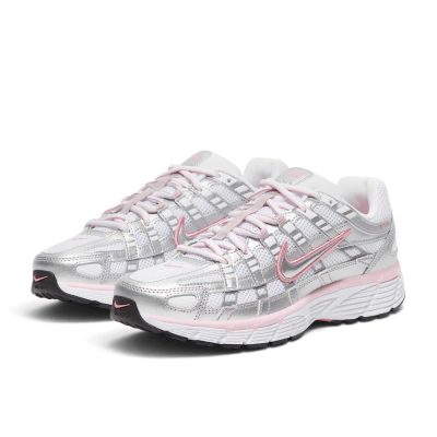 Nike P-6000 Women's Sneakers – White / Metallic Silver / Elemental Pink - Image 3