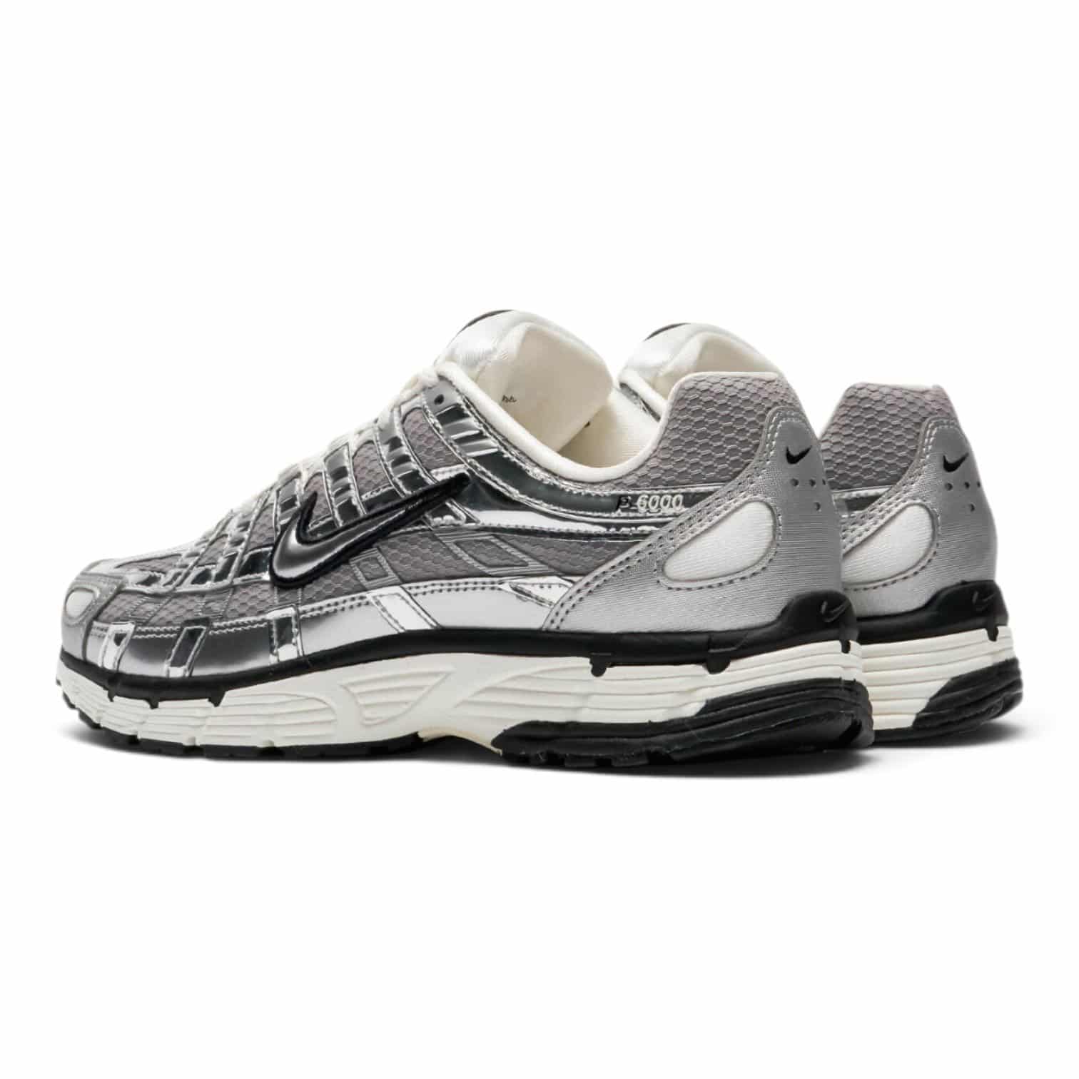 Nike P-6000 Metallic Silver / Sail / Black Sneakers - Image 3