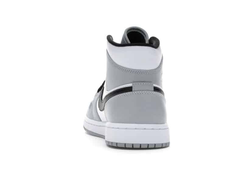 Air Jordan 1 Mid Light Smoke Grey Sneakers - Image 4