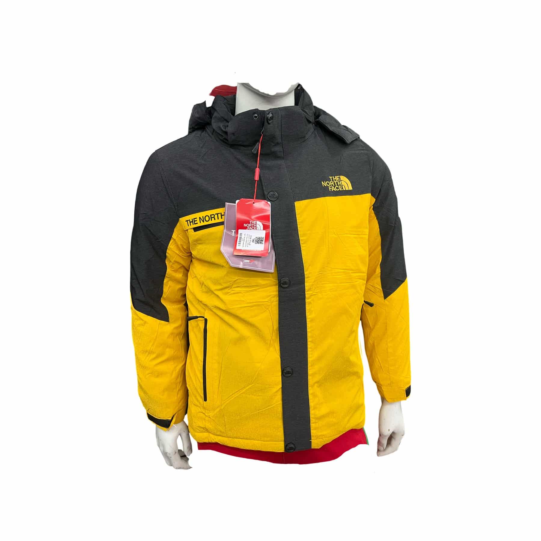 The North Face Double-Face Puffer Jacket – Yellow / Black