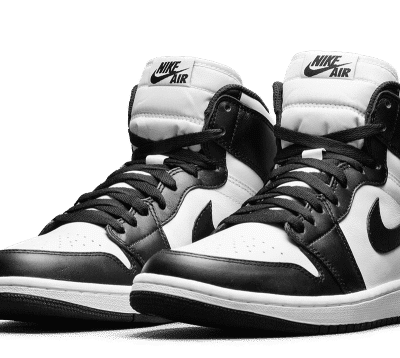 Air Jordan 1 Retro High Black & White Sneakers - Image 3