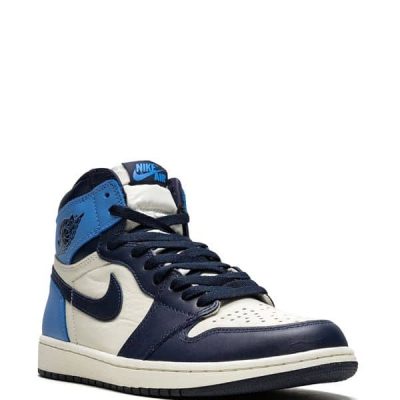 Air Jordan 1 Retro High OG Obsidian / University Blue Sneakers - Image 2