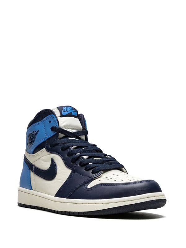Air Jordan 1 Retro High OG Obsidian / University Blue Sneakers - Image 2