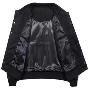 Bomber Jackets for Men Skulls Punk Embroidery Baseball Jacket - Image 3
